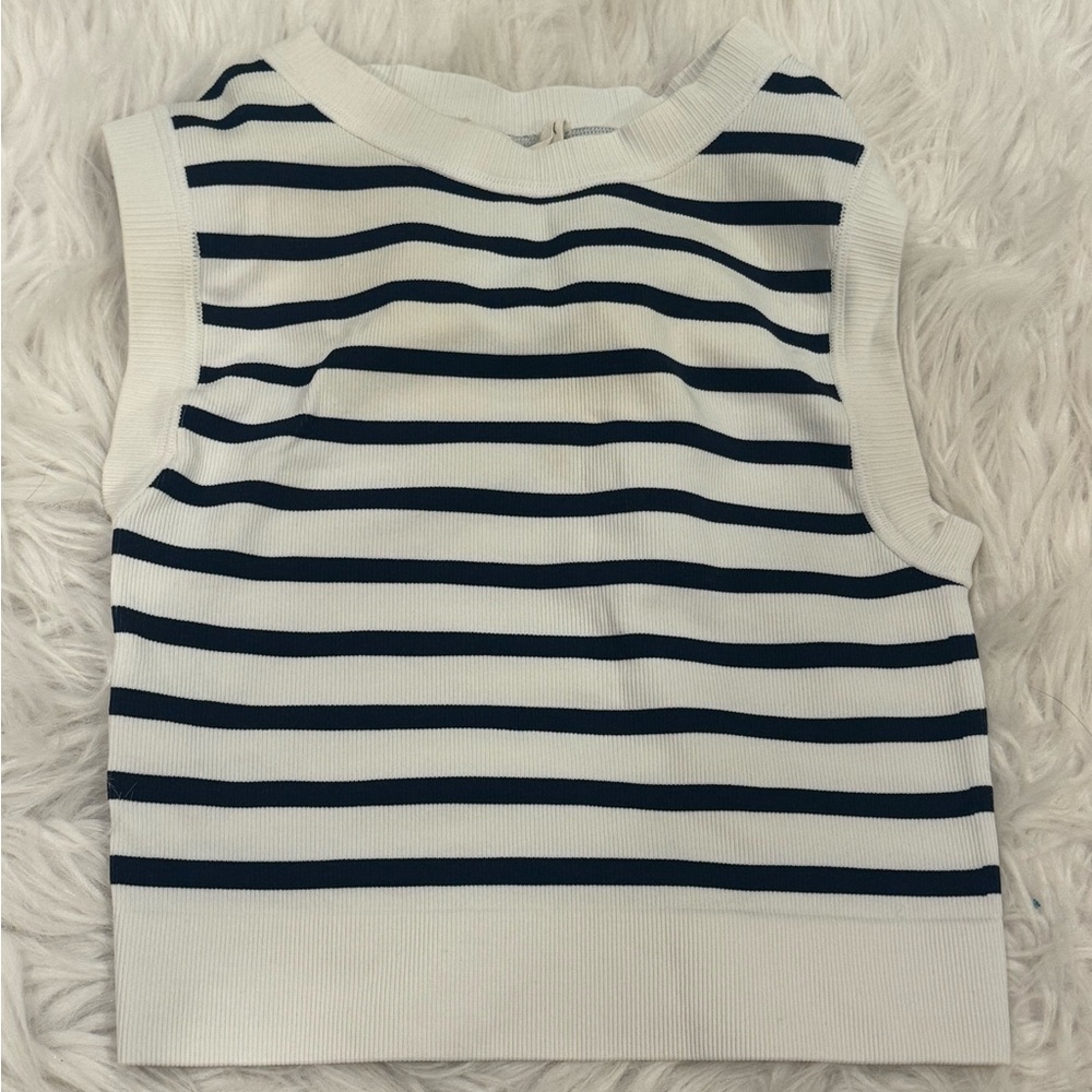 Nautical crop top size M